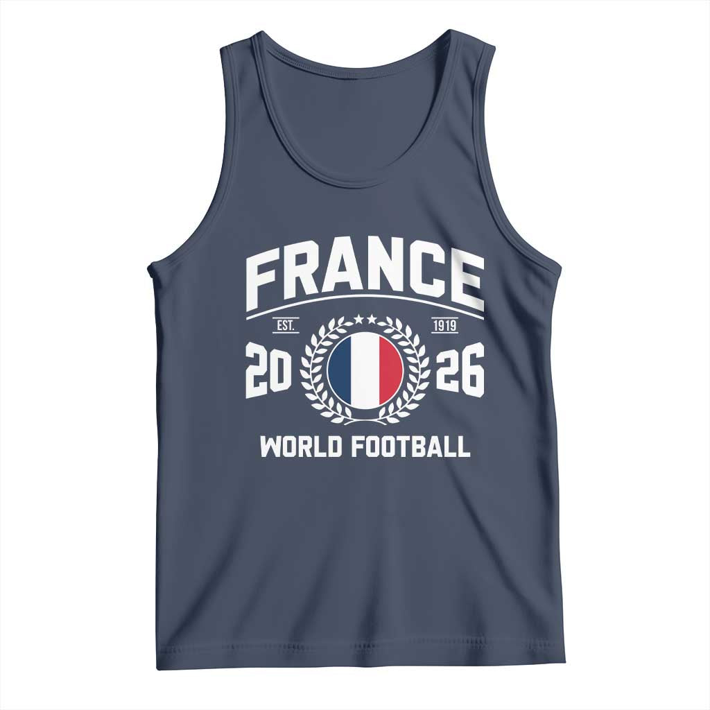 France Soccer Fan French Flag Patriotic Sports Tank Top