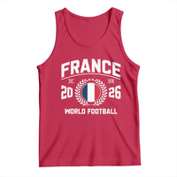 France Soccer Fan French Flag Patriotic Sports Tank Top