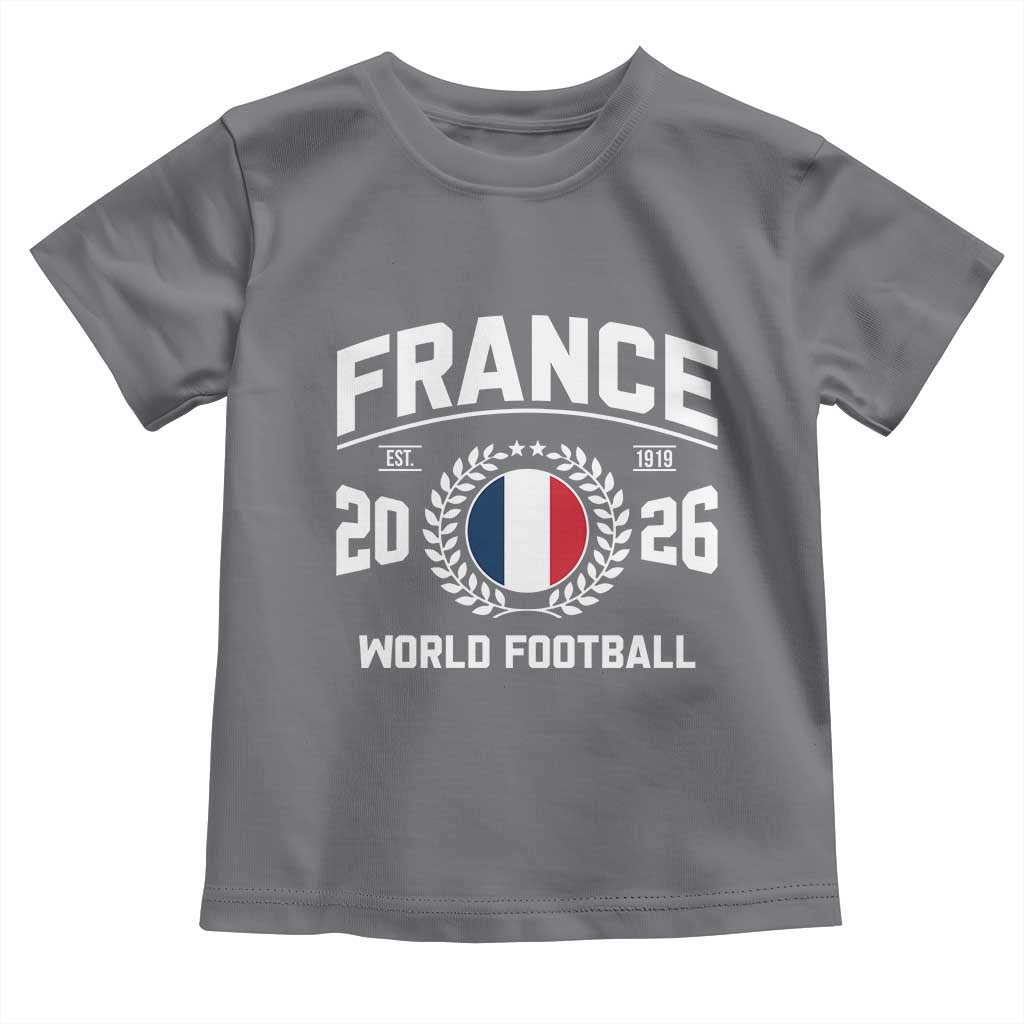 France Soccer Fan French Flag Patriotic Sports Toddler T Shirt