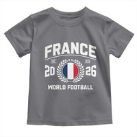 France Soccer Fan French Flag Patriotic Sports Toddler T Shirt
