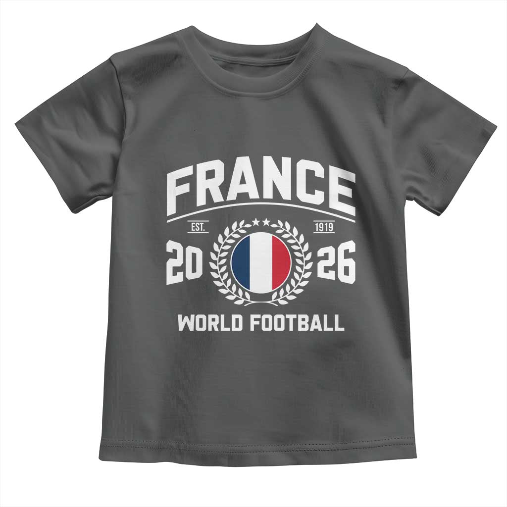 France Soccer Fan French Flag Patriotic Sports Toddler T Shirt
