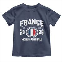 France Soccer Fan French Flag Patriotic Sports Toddler T Shirt
