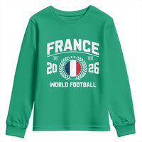 France Soccer Fan French Flag Patriotic Sports Youth Sweatshirt