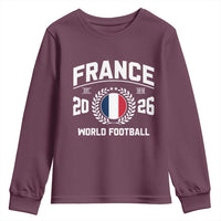 France Soccer Fan French Flag Patriotic Sports Youth Sweatshirt