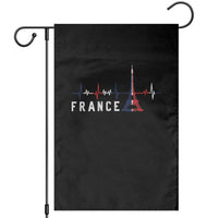 France Paris Heartbeat French Flag Eiffel Tower Souvenir Gift Garden Flag