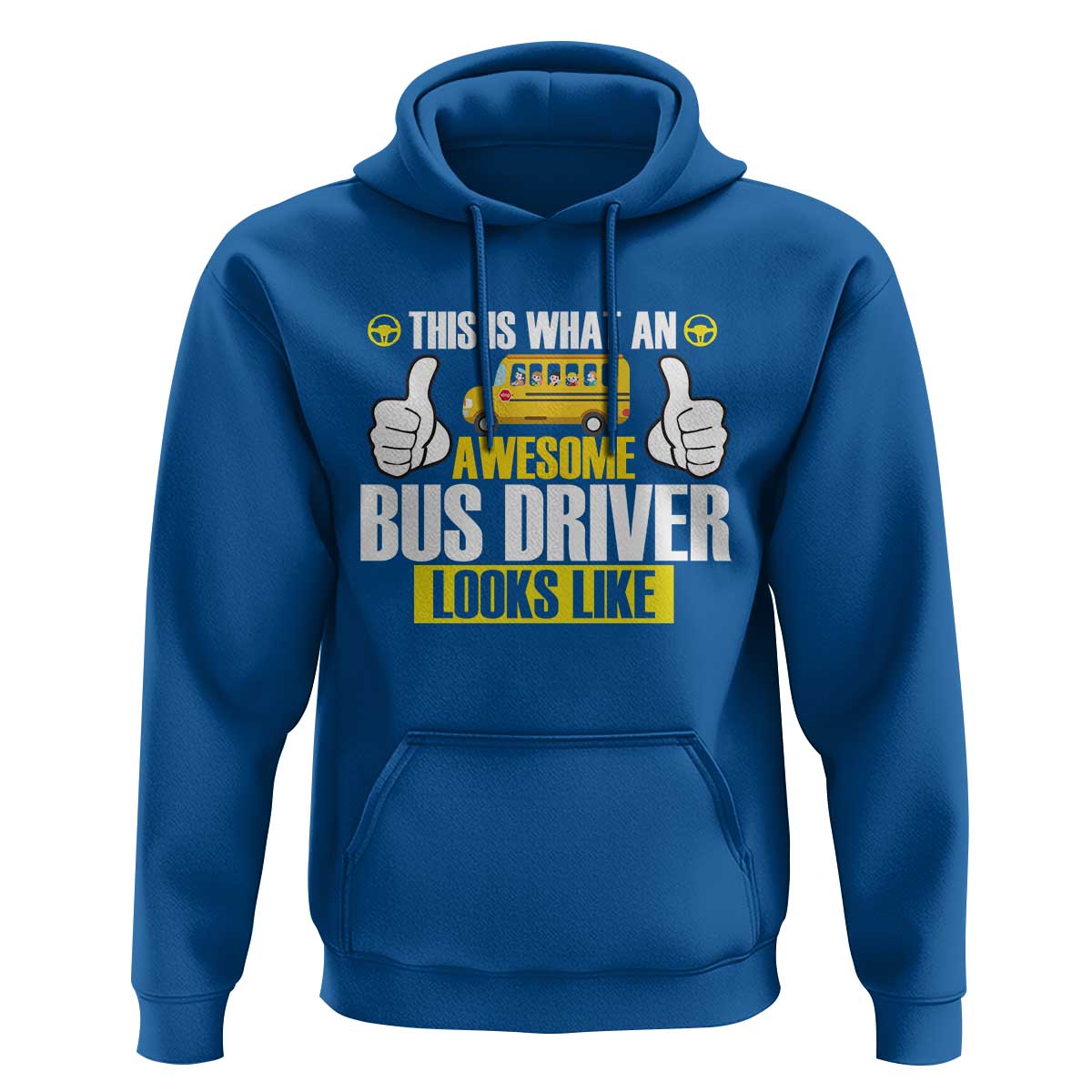 Funny School Bus Driver Hoodie This Is What An Awesome Bus Driver Looks Like - Wonder Print Shop