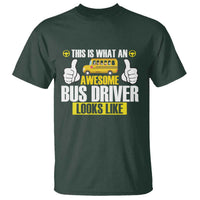Funny School Bus Driver T Shirt This Is What An Awesome Bus Driver Looks Like - Wonder Print Shop