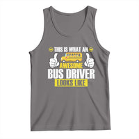 Funny School Bus Driver Tank Top This Is What An Awesome Bus Driver Looks Like - Wonder Print Shop