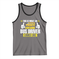 Funny School Bus Driver Tank Top This Is What An Awesome Bus Driver Looks Like - Wonder Print Shop