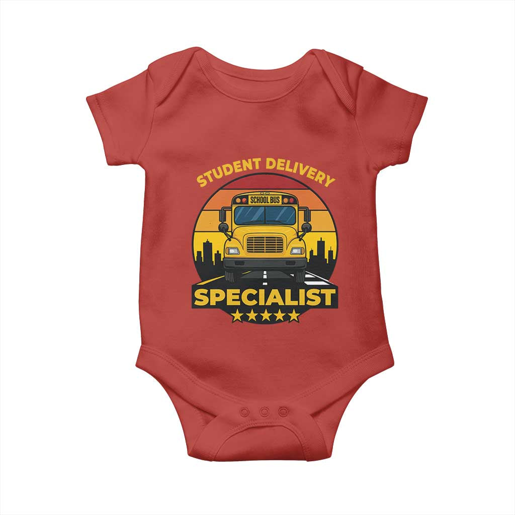 School Bus Driver Baby Onesie Student Delivery Specialist - Wonder Print Shop