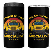 School Bus Driver 4 in 1 Can Cooler Tumbler Student Delivery Specialist - Wonder Print Shop