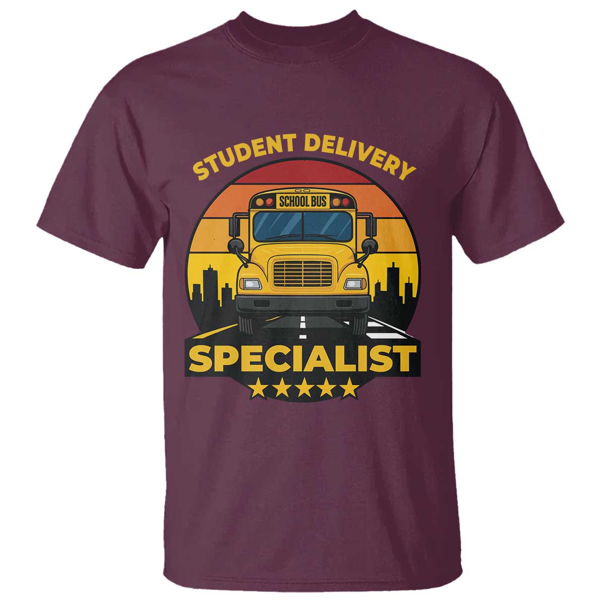 School Bus Driver T Shirt Student Delivery Specialist - Wonder Print Shop