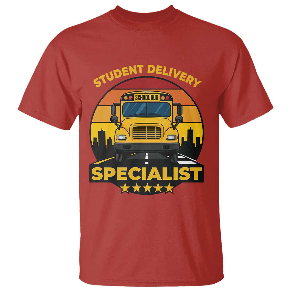 School Bus Driver T Shirt Student Delivery Specialist - Wonder Print Shop