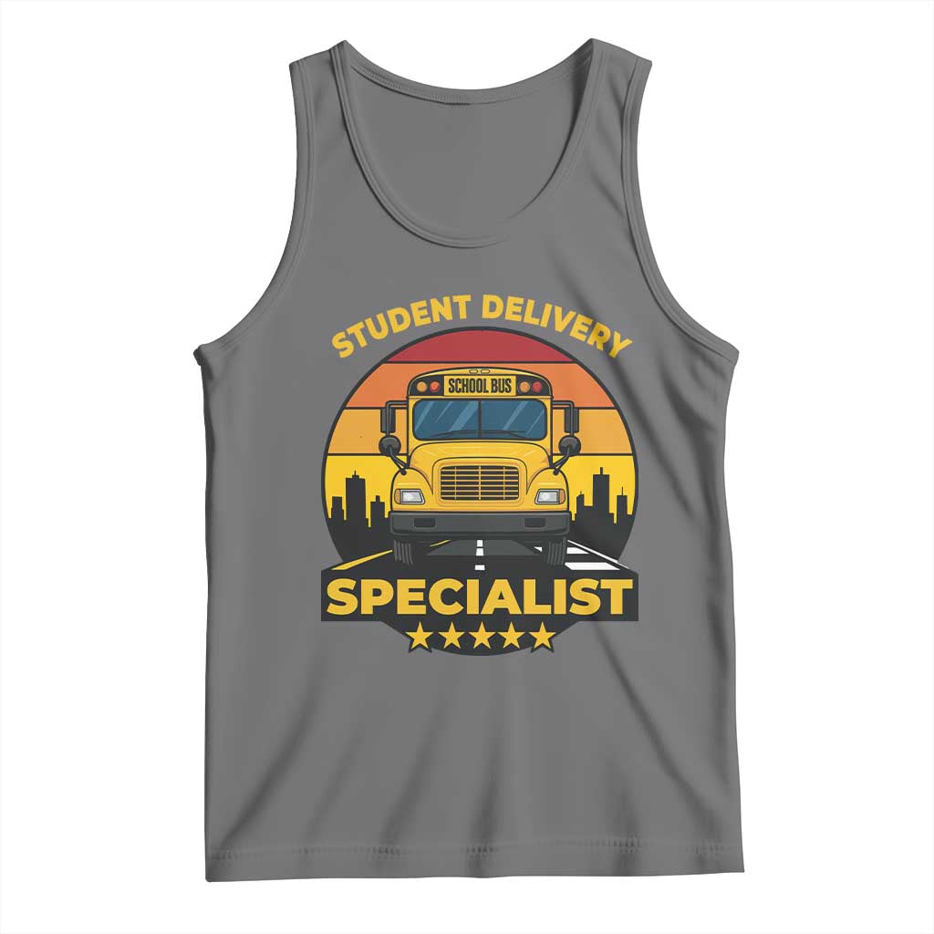 School Bus Driver Tank Top Student Delivery Specialist - Wonder Print Shop