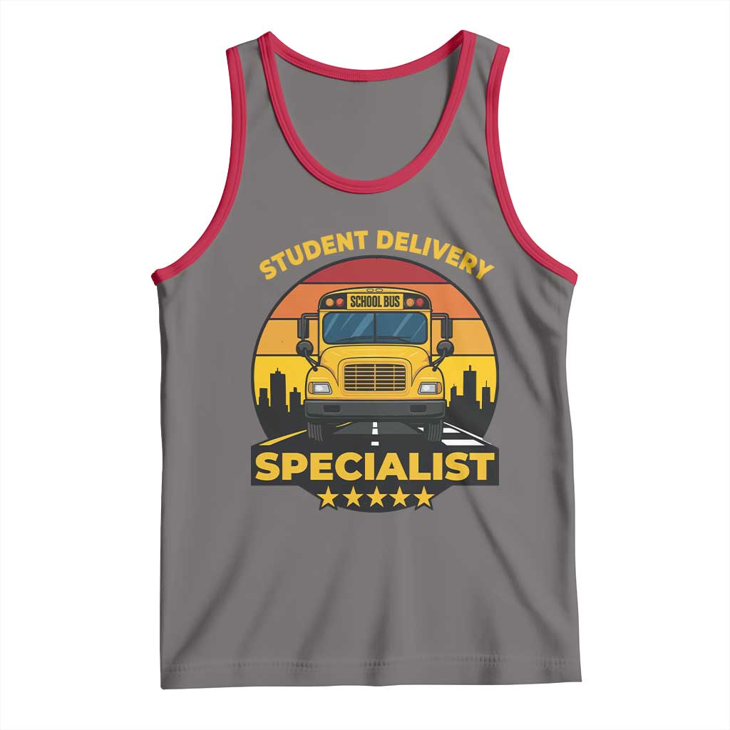 School Bus Driver Tank Top Student Delivery Specialist - Wonder Print Shop