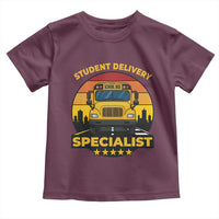 School Bus Driver Toddler T Shirt Student Delivery Specialist - Wonder Print Shop