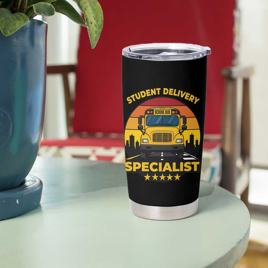 School Bus Driver Tumbler Cup Student Delivery Specialist - Wonder Print Shop