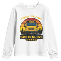 School Bus Driver Youth Sweatshirt Student Delivery Specialist - Wonder Print Shop