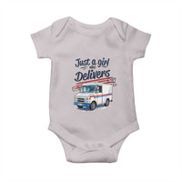 Funny Postal Worker Baby Onesie Just A Girl Who Delivers - Wonder Print Shop