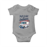 Funny Postal Worker Baby Onesie Just A Girl Who Delivers - Wonder Print Shop