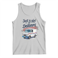 Funny Postal Worker Tank Top Just A Girl Who Delivers - Wonder Print Shop