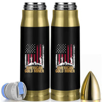 Gold Miner Patriotic American Flag Bullet Tumbler - Wonder Print Shop
