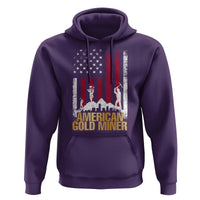 Gold Miner Patriotic American Flag Hoodie - Wonder Print Shop