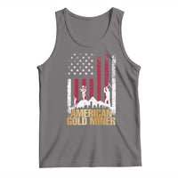 Gold Miner Patriotic American Flag Tank Top - Wonder Print Shop