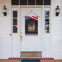 Gold Miner Patriotic American Flag Garden Flag