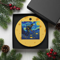 Gold Miner Starry Night Van Gogh Ceramic Ornament - Wonder Print Shop