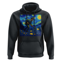 Gold Miner Starry Night Van Gogh Hoodie - Wonder Print Shop