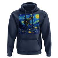 Gold Miner Starry Night Van Gogh Hoodie - Wonder Print Shop