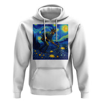 Gold Miner Starry Night Van Gogh Hoodie - Wonder Print Shop