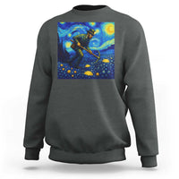 Gold Miner Starry Night Van Gogh Sweatshirt - undefined