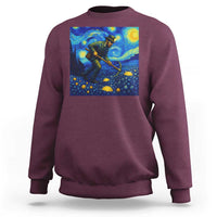 Gold Miner Starry Night Van Gogh Sweatshirt - undefined