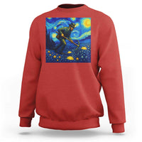 Gold Miner Starry Night Van Gogh Sweatshirt - undefined