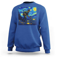 Gold Miner Starry Night Van Gogh Sweatshirt - undefined
