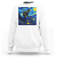 Gold Miner Starry Night Van Gogh Sweatshirt - undefined
