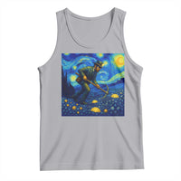 Gold Miner Starry Night Van Gogh Tank Top - Wonder Print Shop