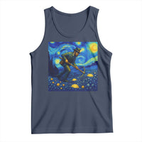 Gold Miner Starry Night Van Gogh Tank Top - Wonder Print Shop