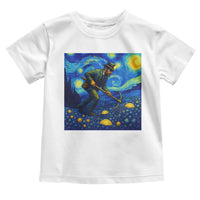 Gold Miner Starry Night Van Gogh Toddler T Shirt - Wonder Print Shop