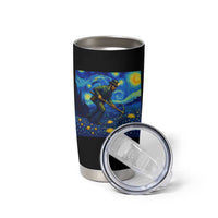 Gold Miner Starry Night Van Gogh Tumbler Cup - Wonder Print Shop