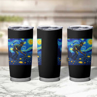 Gold Miner Starry Night Van Gogh Tumbler Cup - Wonder Print Shop