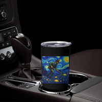 Gold Miner Starry Night Van Gogh Tumbler Cup - Wonder Print Shop