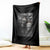 Bigfoot UFO Selife Throw Blanket Sasquatch Ailen Rock On Hand Christmas - Wonder Print Shop