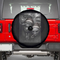 Bigfoot UFO Selife Spare Tire Cover Sasquatch Ailen Rock On Hand Christmas - Wonder Print Shop