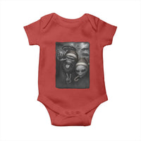 Bigfoot UFO Selife Baby Onesie Sasquatch Ailen Rock On Hand Christmas - Wonder Print Shop