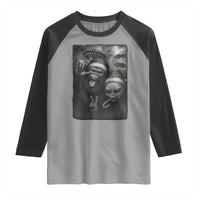 Bigfoot UFO Selife Raglan Shirt Sasquatch Ailen Rock On Hand Christmas - Wonder Print Shop