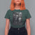 Bigfoot UFO Selife T Shirt For Women Sasquatch Ailen Rock On Hand Christmas - Wonder Print Shop