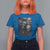 Bigfoot UFO Selife T Shirt For Women Sasquatch Ailen Rock On Hand Christmas - Wonder Print Shop